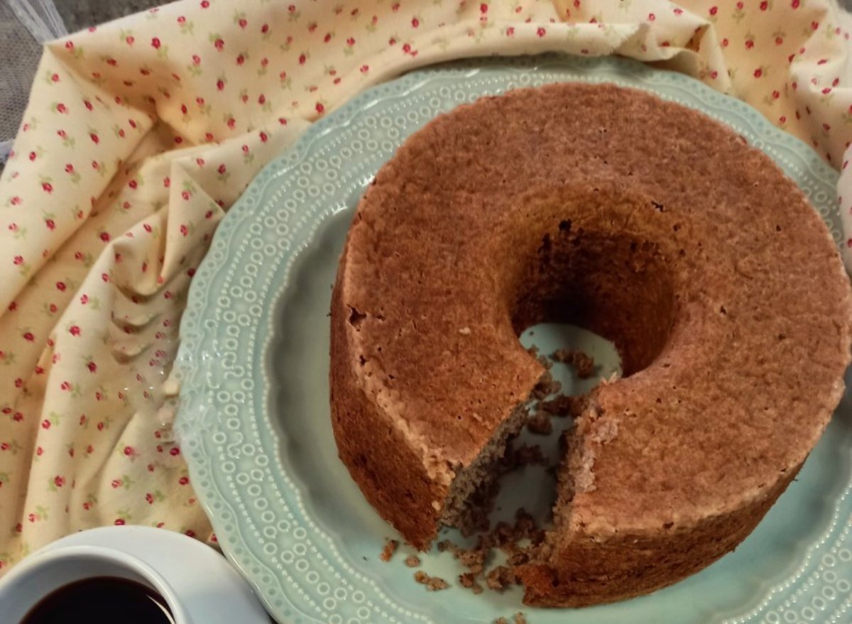 Pastel de plátano con avena y sin azúcar
