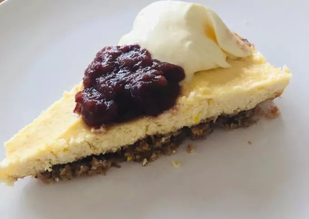 Tarta de ricotta para el té