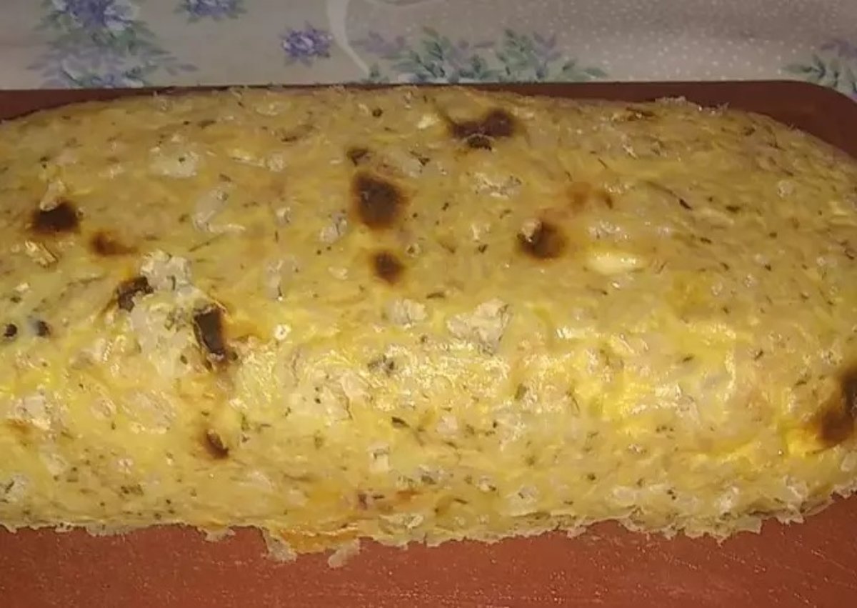 Budín de arroz y atún