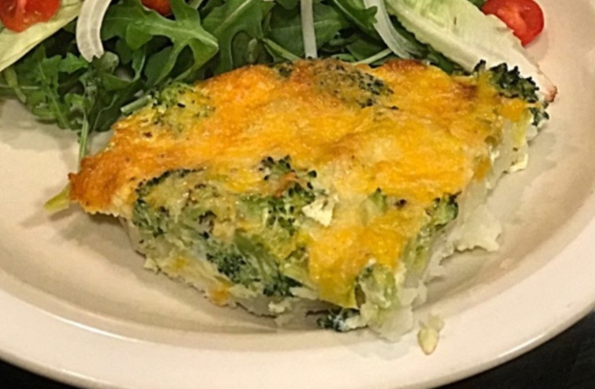 Budin de Papa y Brocoli