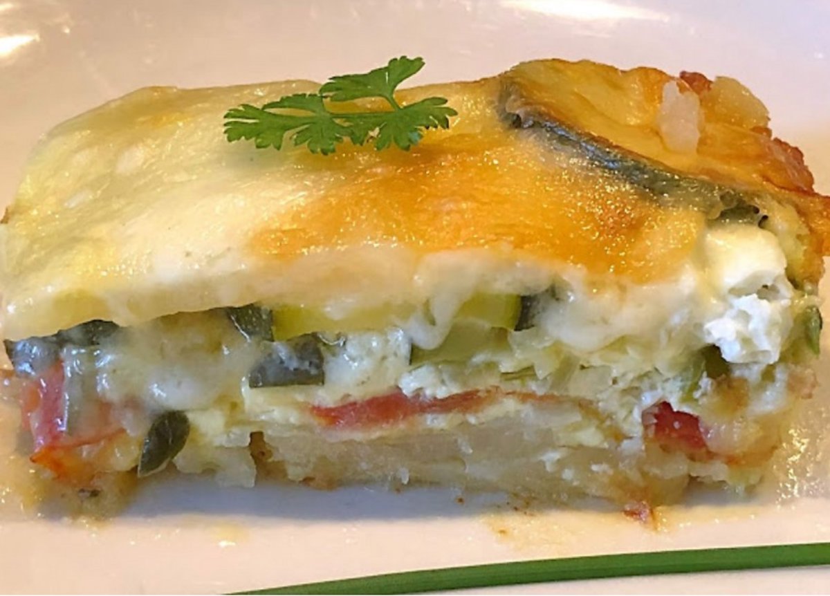 PASTEL DE PAPA Y VEGETALES