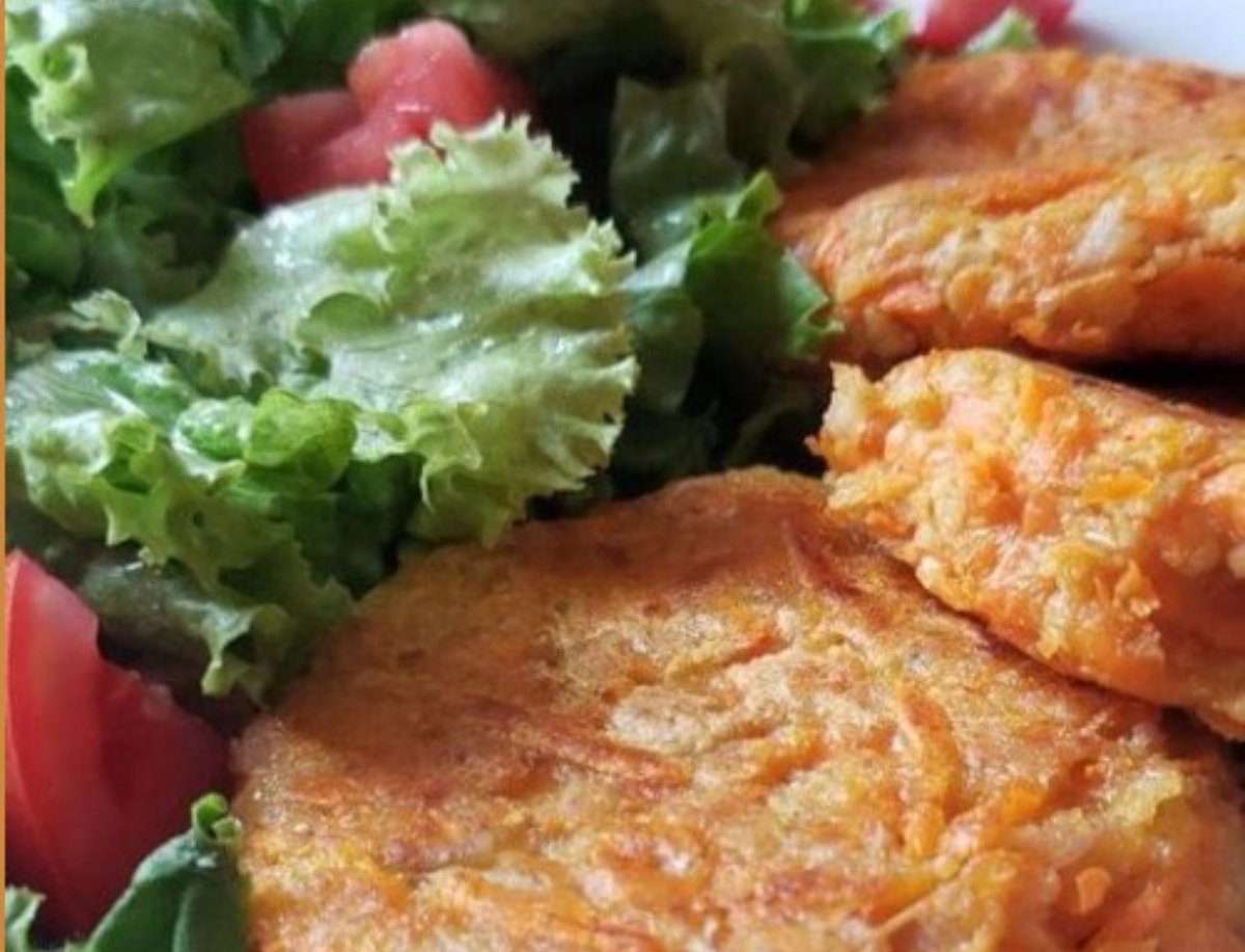 HAMBURGUESA DE AVENA Y ZANAHORIA