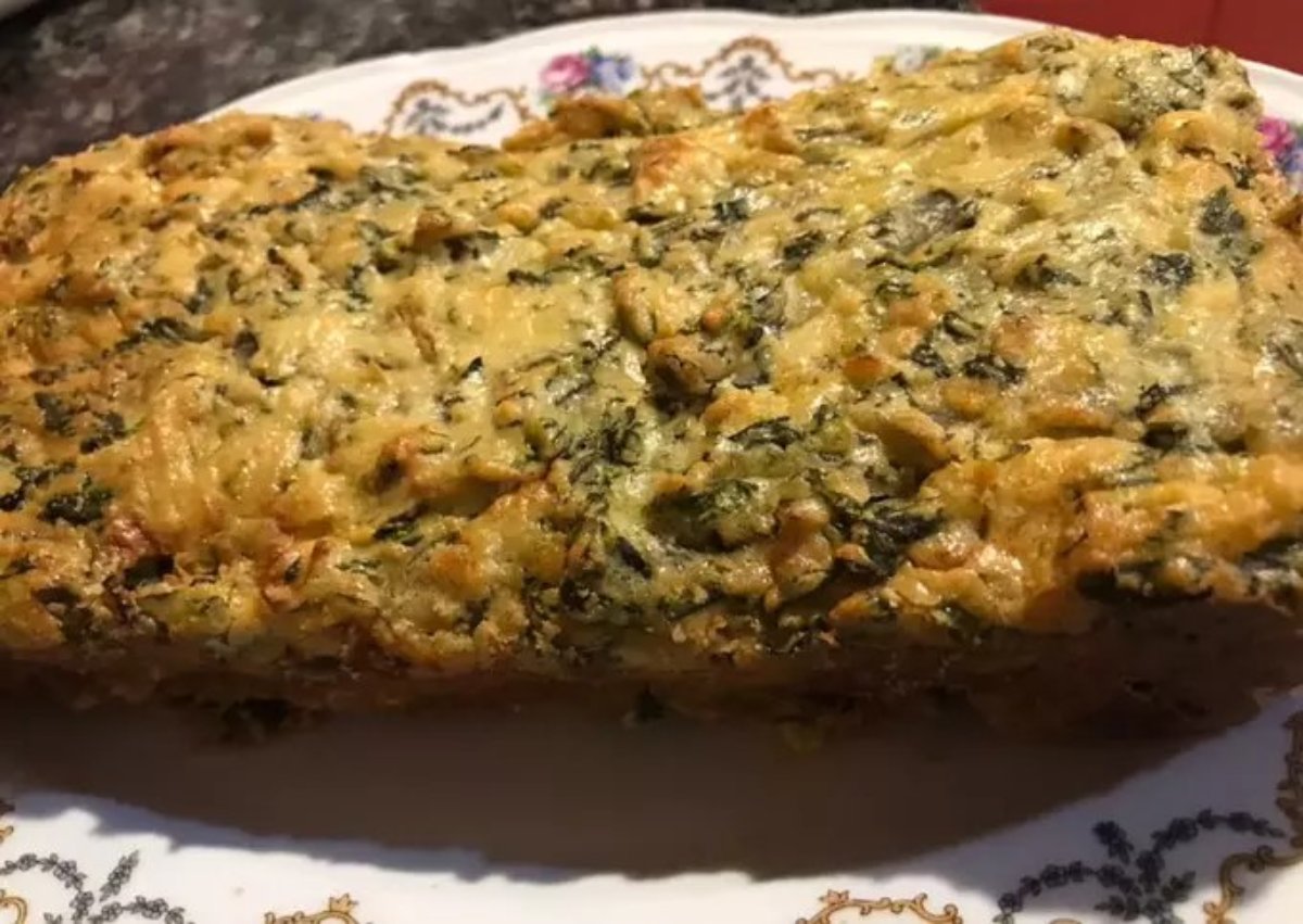 Budín de acelga sin gluten