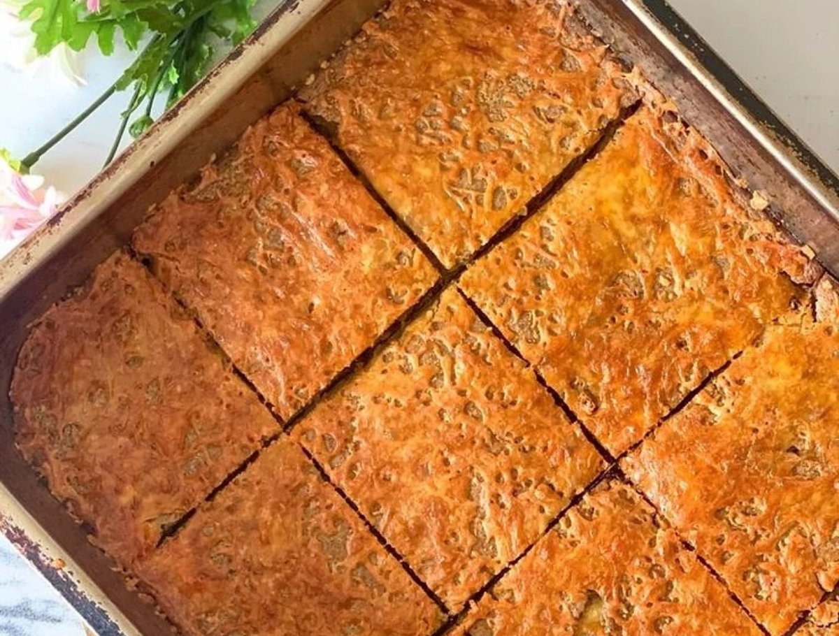 Faina de lentejas gratinado