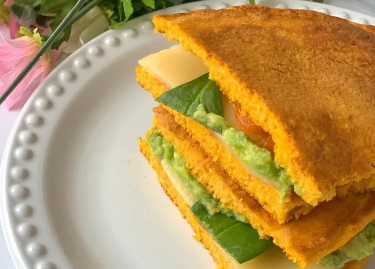 Wrap con masa de zanahoria