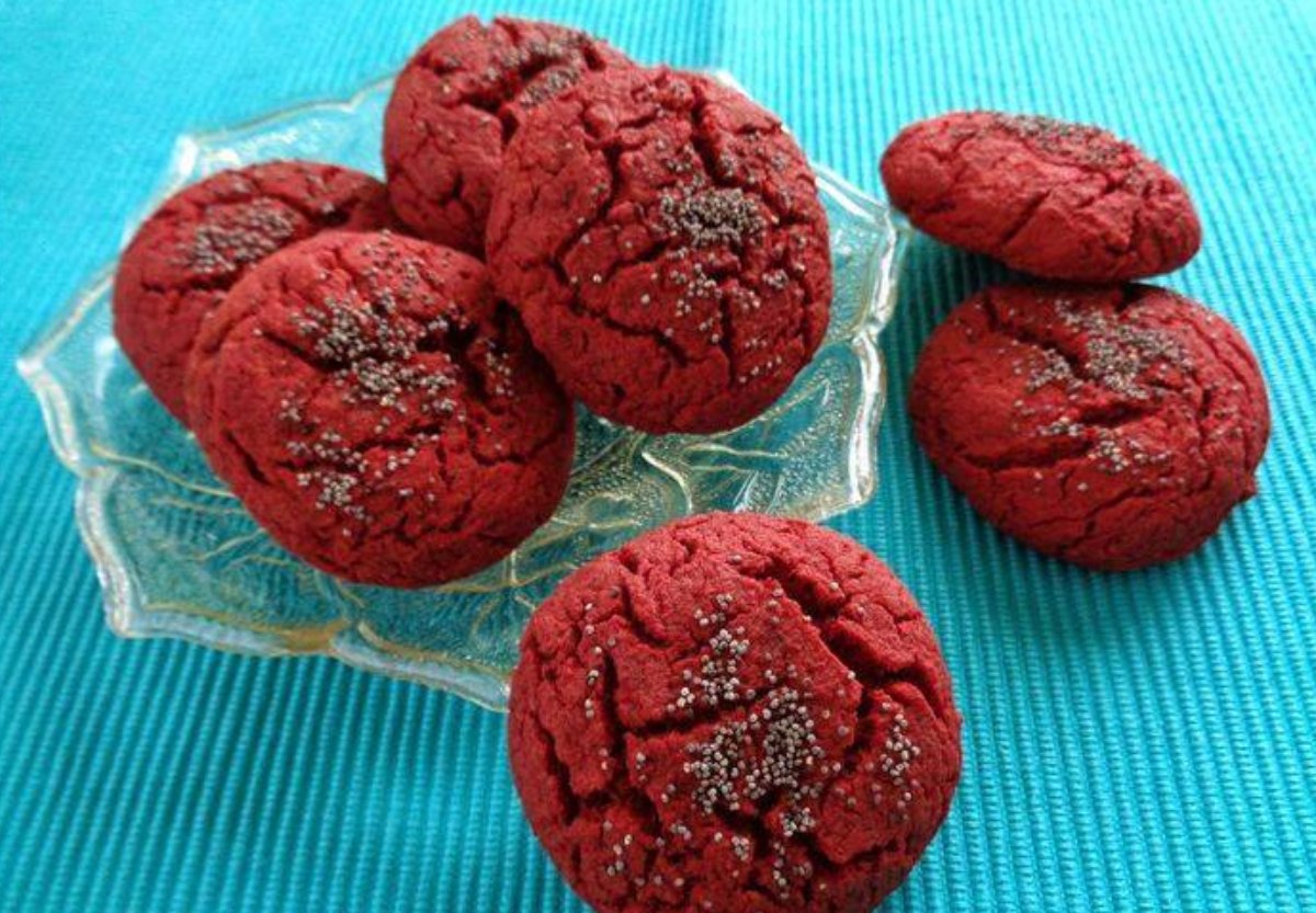 Scones ligeros de remolacha (sin gluten ni lactosa)