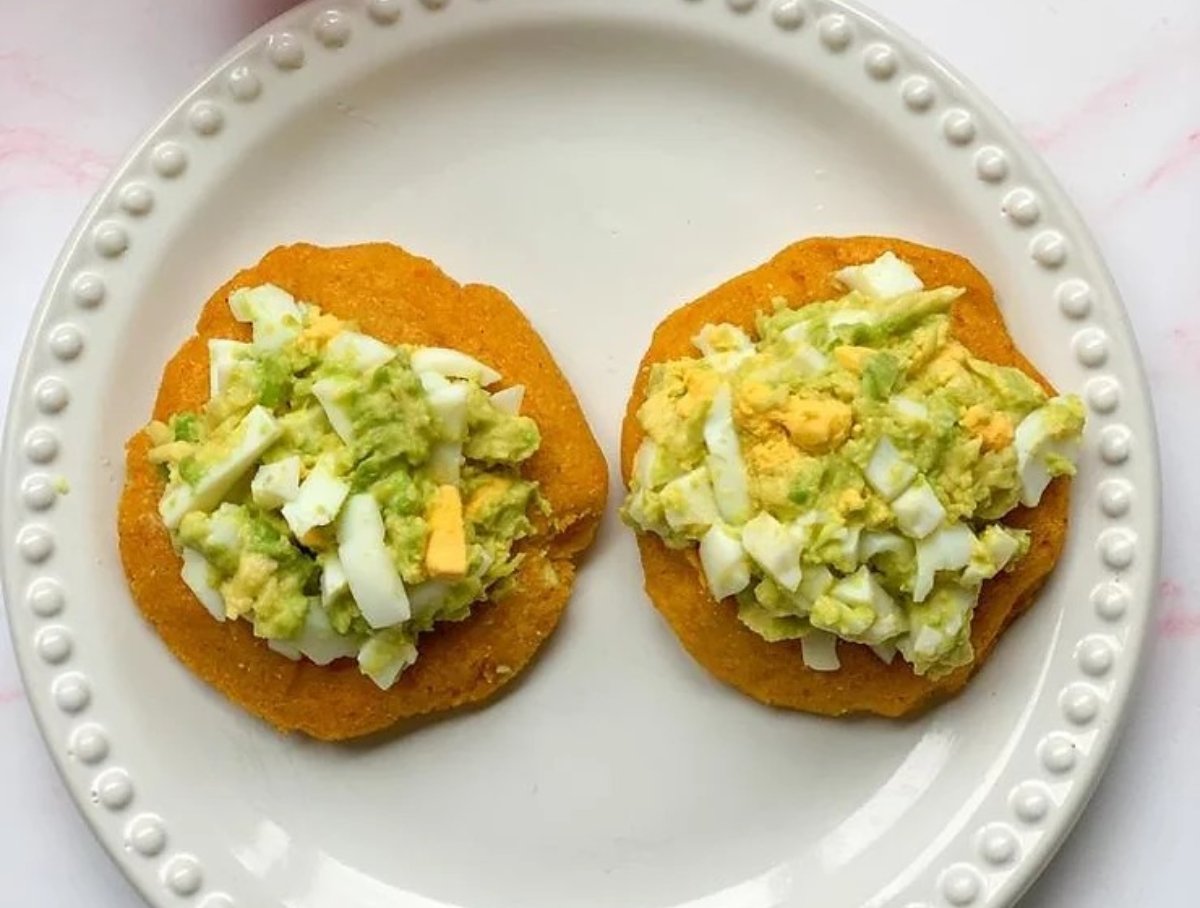 Arepas de zanahoria