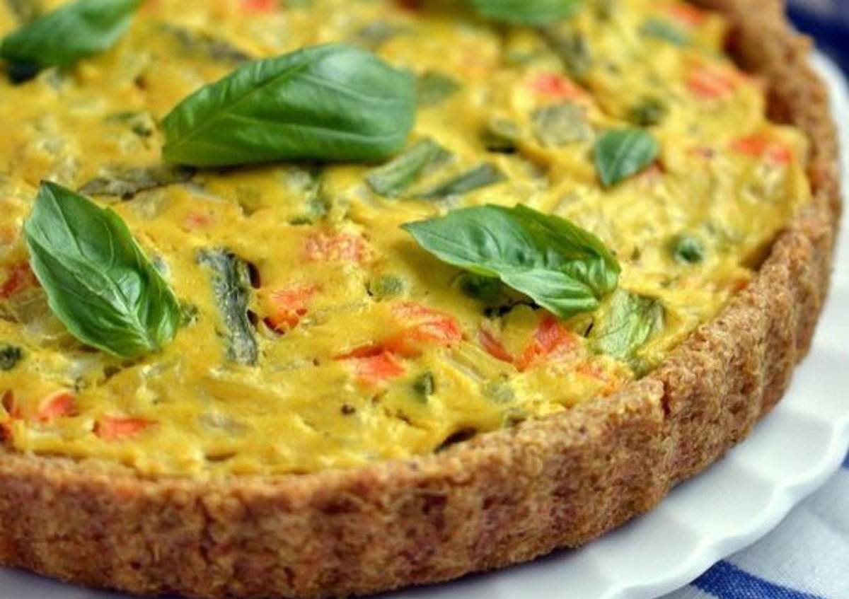 Tarta de verduras con Base de QUINOA