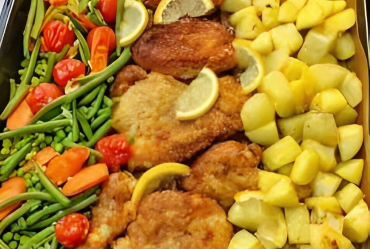 Escalope de pollo al horno con parmesano