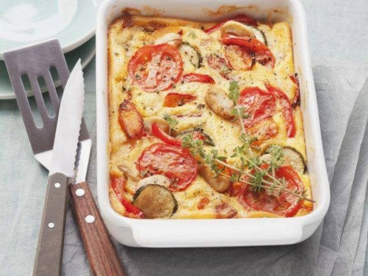 Gratinado de polenta vegetal