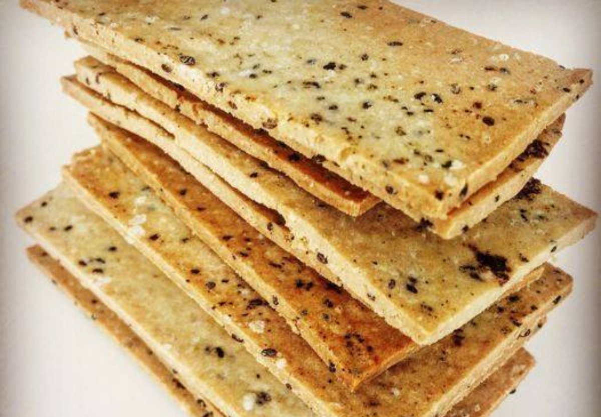 Galletas crujientes de almendras y chía, sin gluten