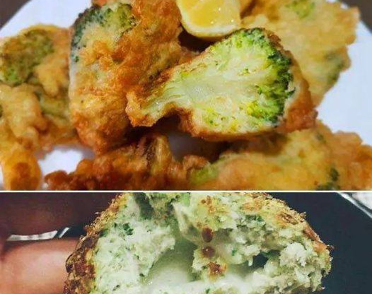 Brócoli Empanizado Sin Freír