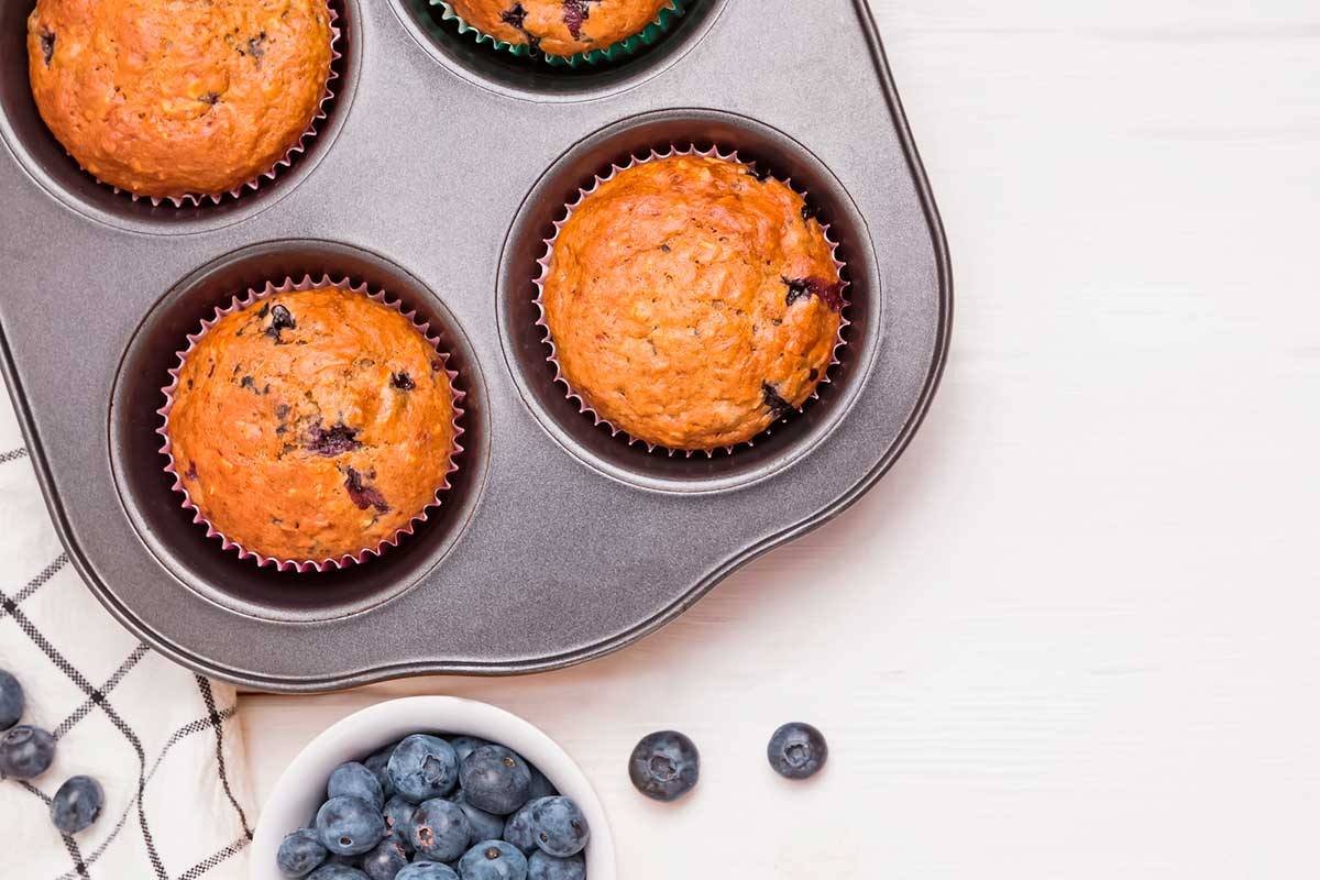 Pudín de plátano y algarroba