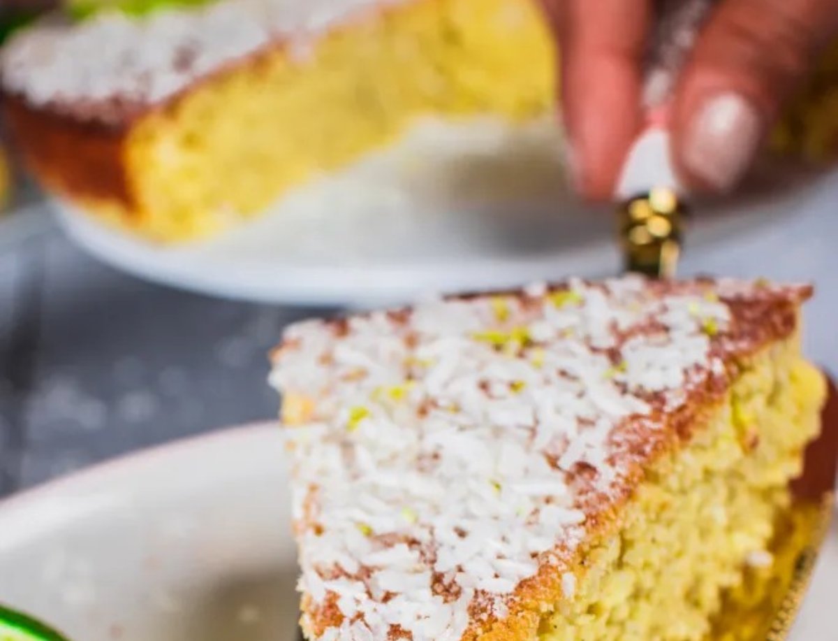 Pastel De Limón Con Coco