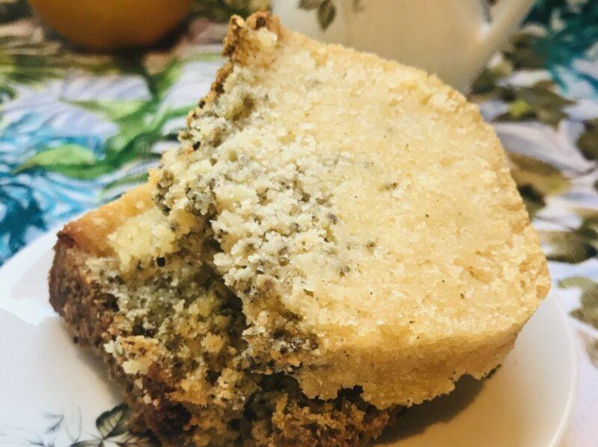 Bizcocho sin gluten (sin azúcar, vegano)