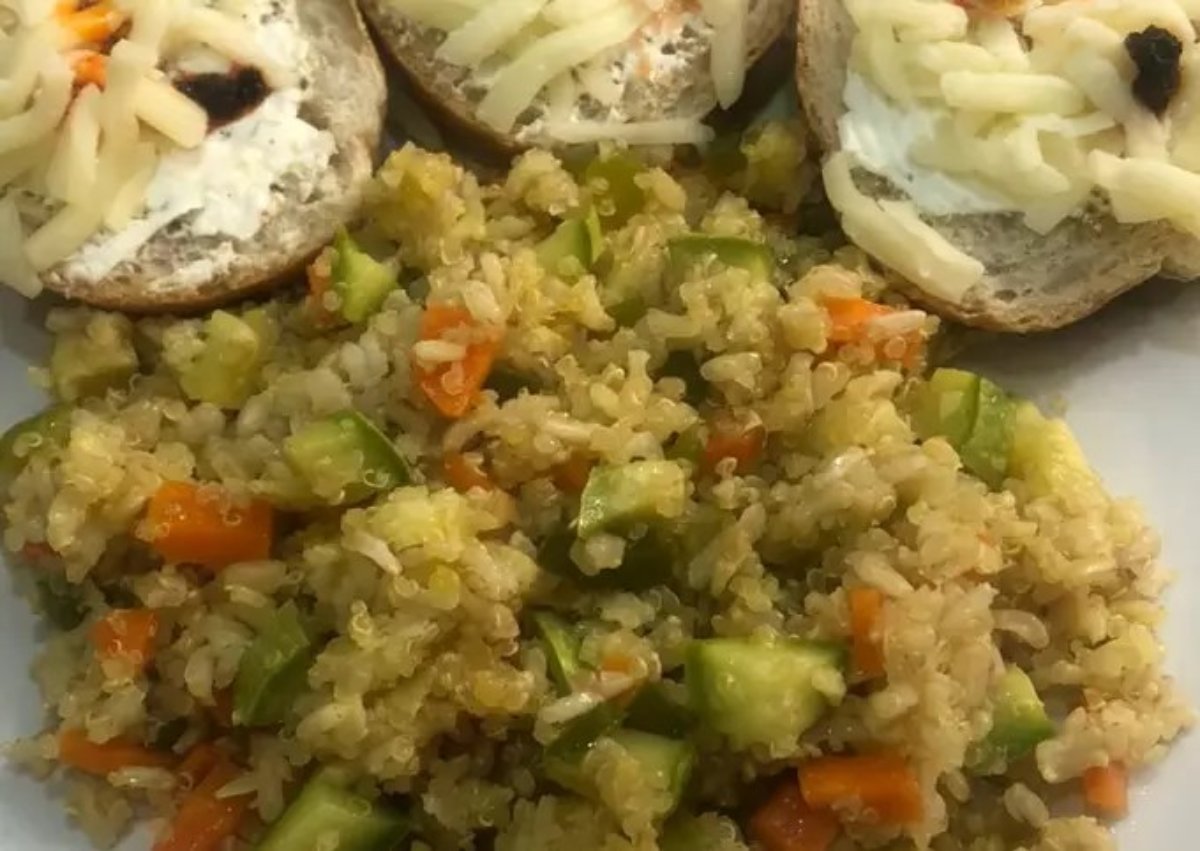 Arroz con quinoa