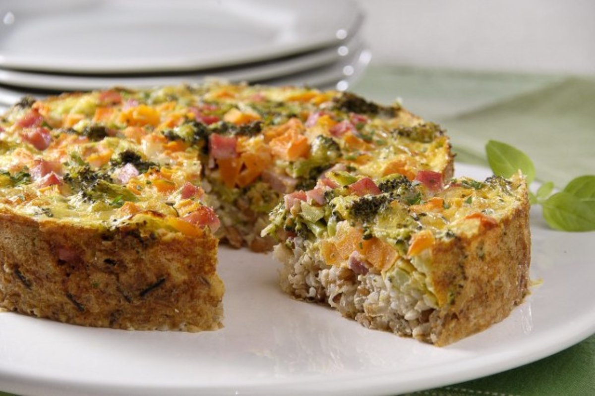 PASTEL DE ARROZ Y VERDURAS