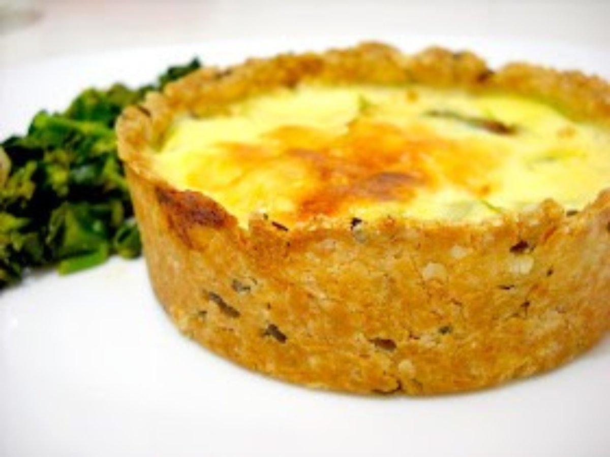 Quiche de quinoa y yogur