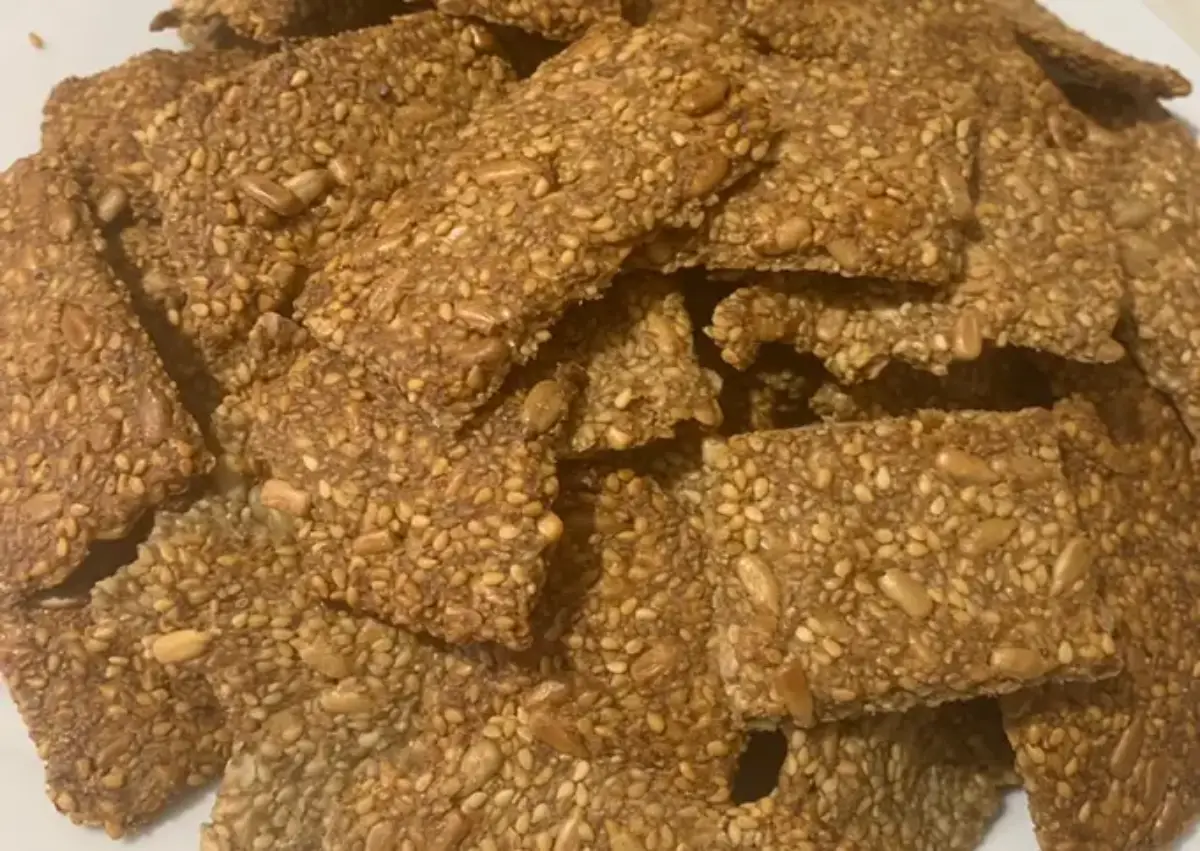 Crackers de semillas keto