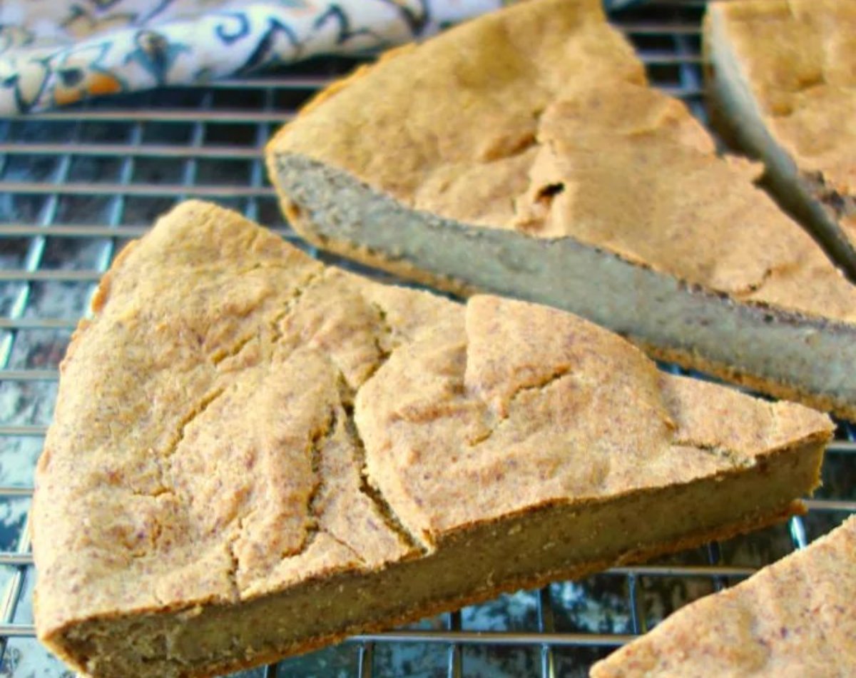 Pan de lentejas y lino de 2 ingredientes {vegano, sin aceite, sin cereales}