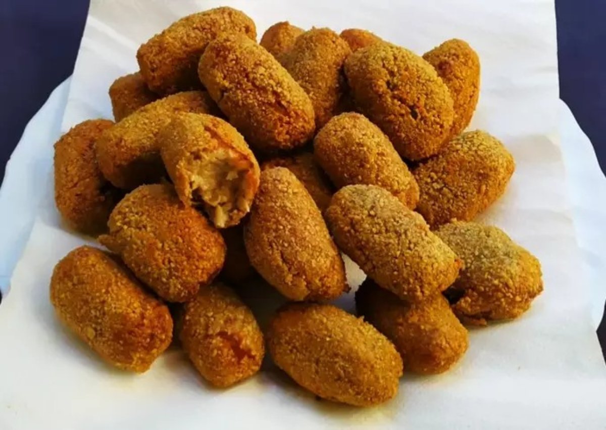 Croquetas de pollo y berenjena