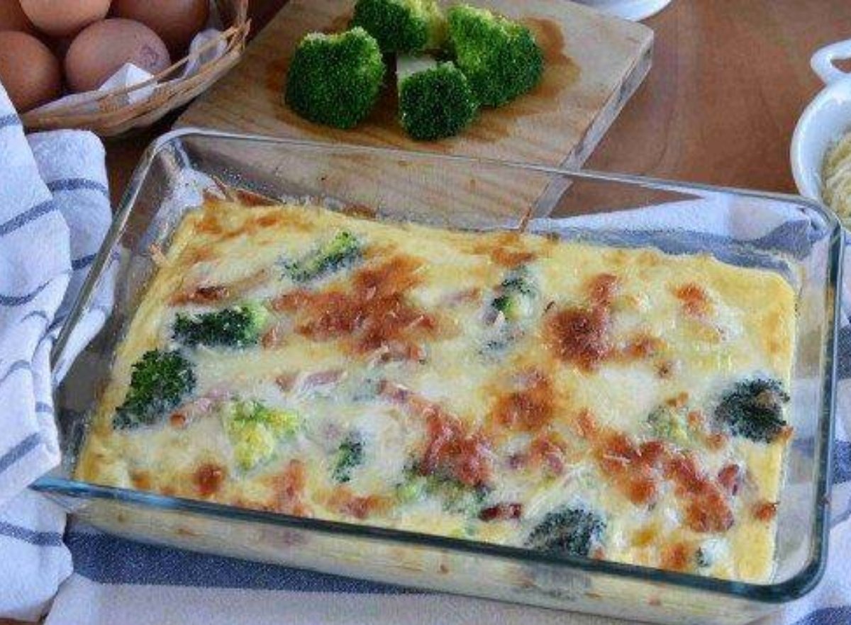 Pastel de brócoli muy fácil y buenísimo