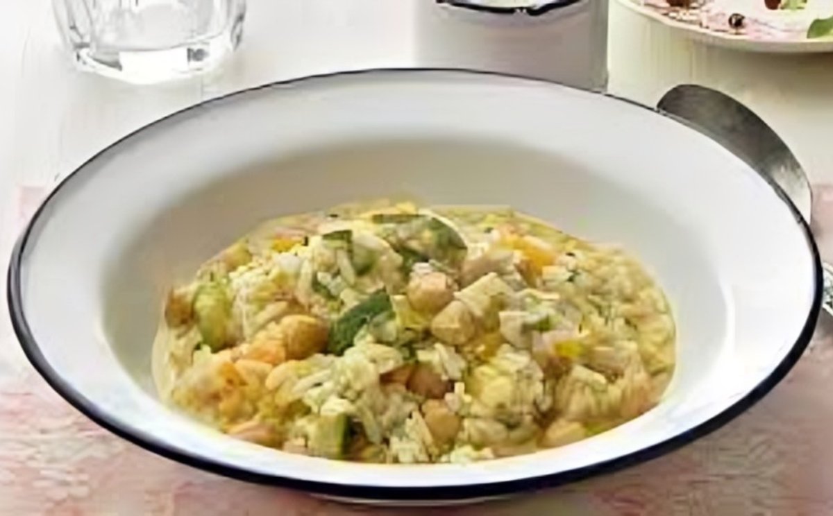 RISOTTO LIGERO CON GARBANZOS