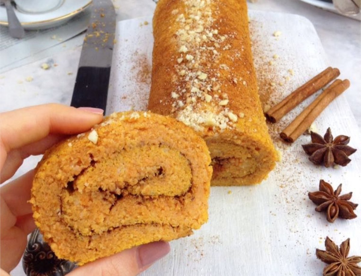 Pastel húmedo de zanahoria saludable (sin gluten)