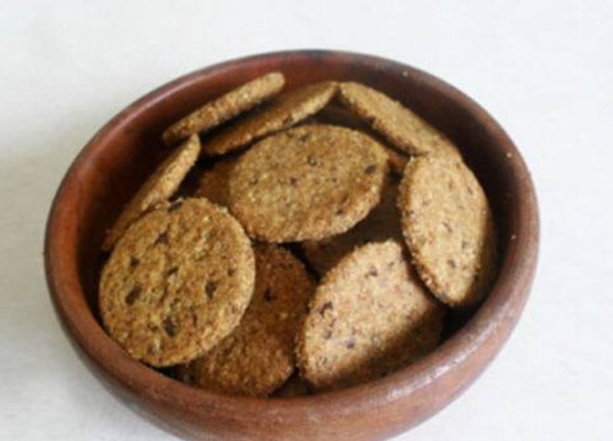 Galletitas integrales con Lino.