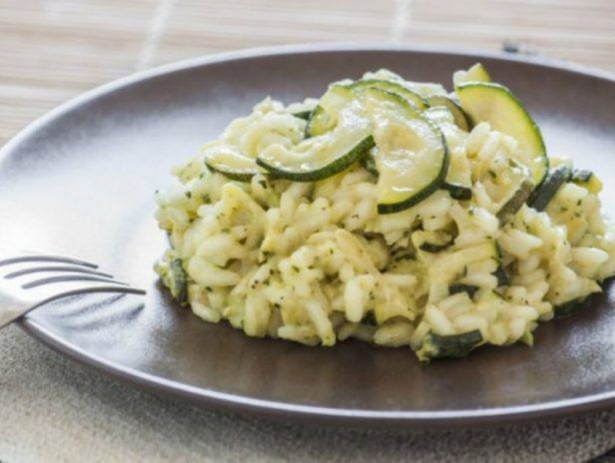 Risotto de calabacín. ¡Sencillo y delicioso!