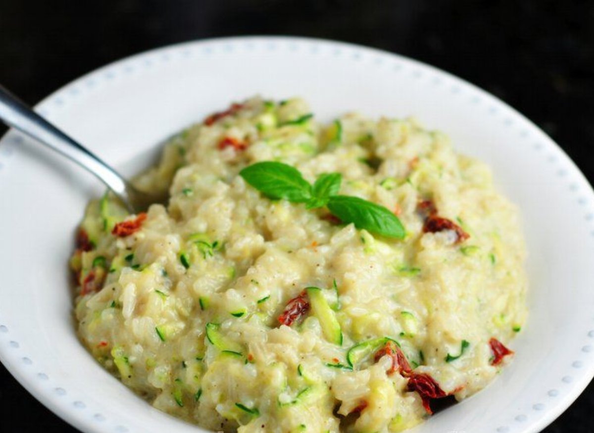 Risotto Cremoso de Calabacín ligero.