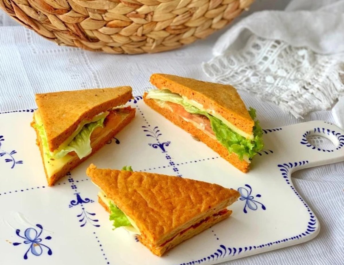 Sandwich de zanahoria Sin gluten