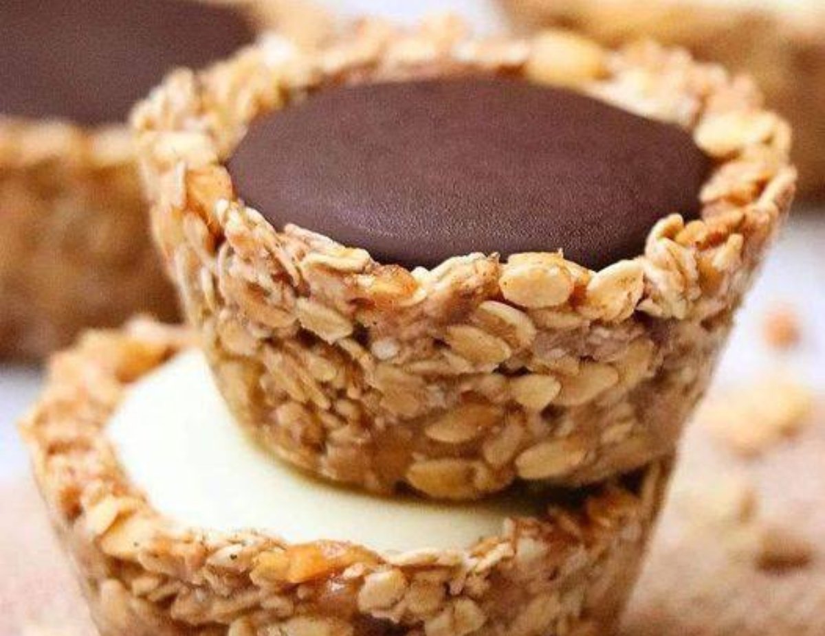 MINI TARTAS DE MANÍ SIN AZÚCAR NI HARINA