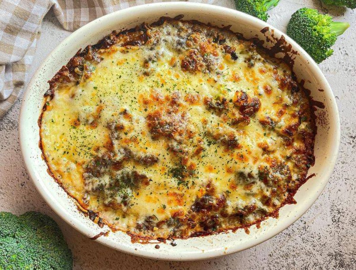 PASTEL DE BRÓCOLI Y COLIFLOR