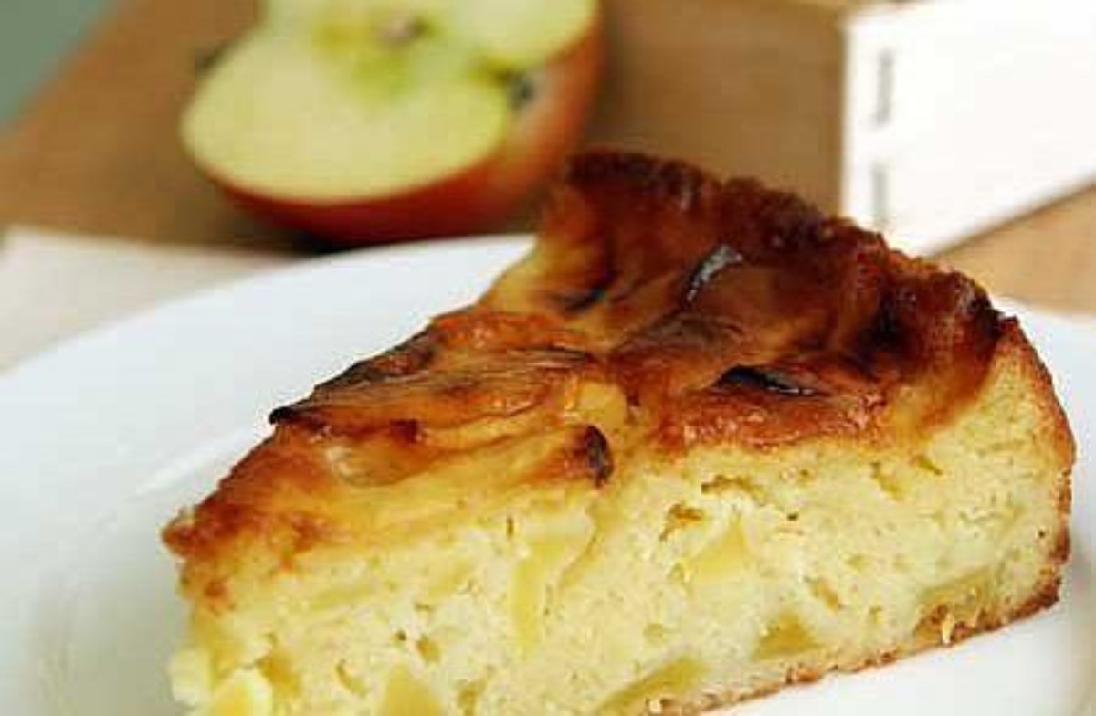 Budin de manzana light