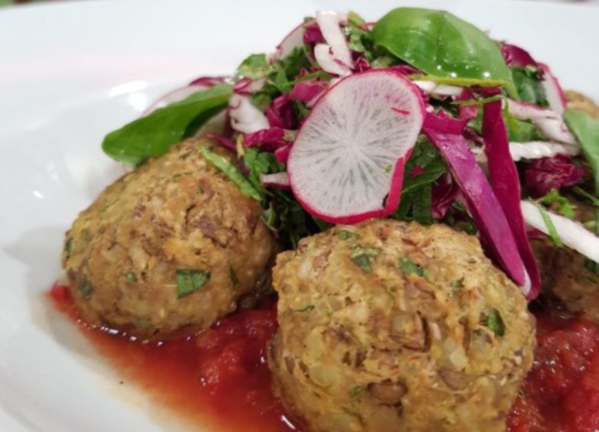 ALBÓNDIGAS DE LEGUMBRES Y ARROZ YAMANI