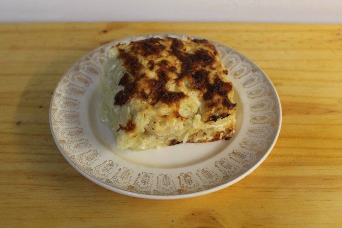 Gratinado de papa y coliflor
