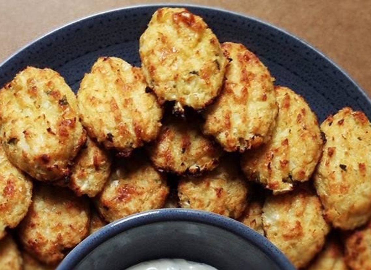 Pastelitos de coliflor y queso