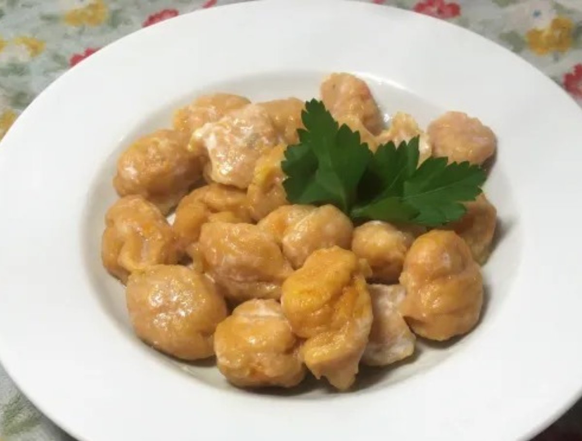 Ñoquis de calabaza sin harina