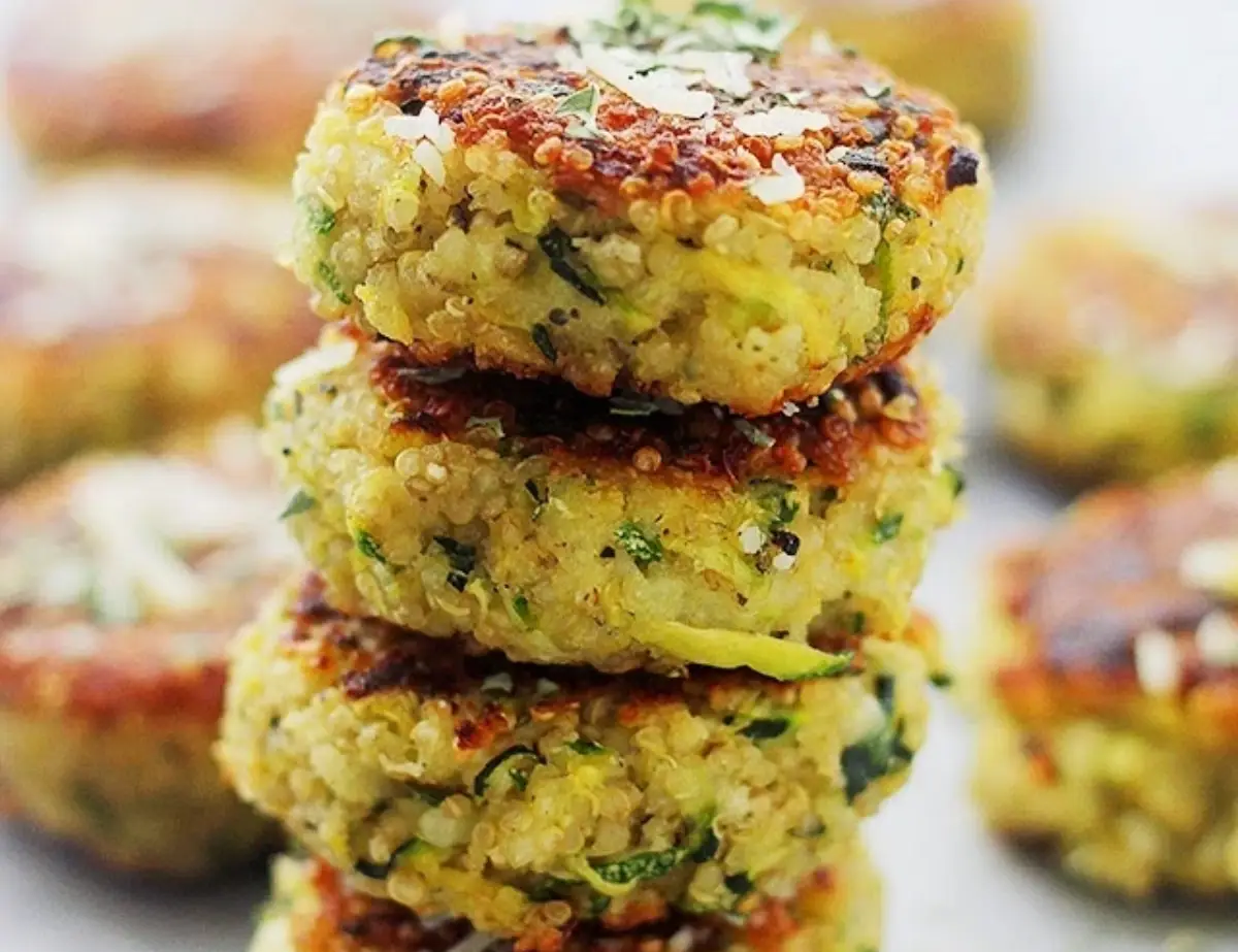 Croquetas de Quinoa y Zapallo Italiano.