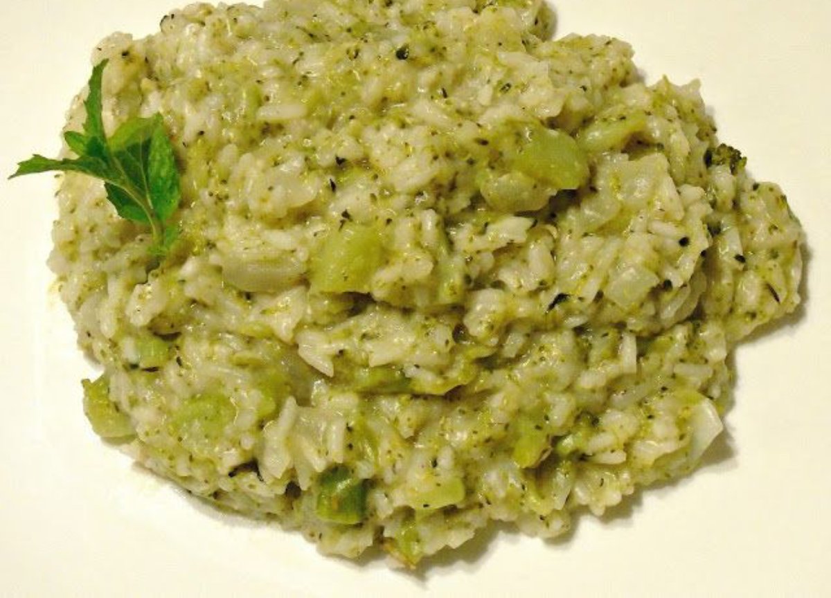 Risotto ligero con brócoli