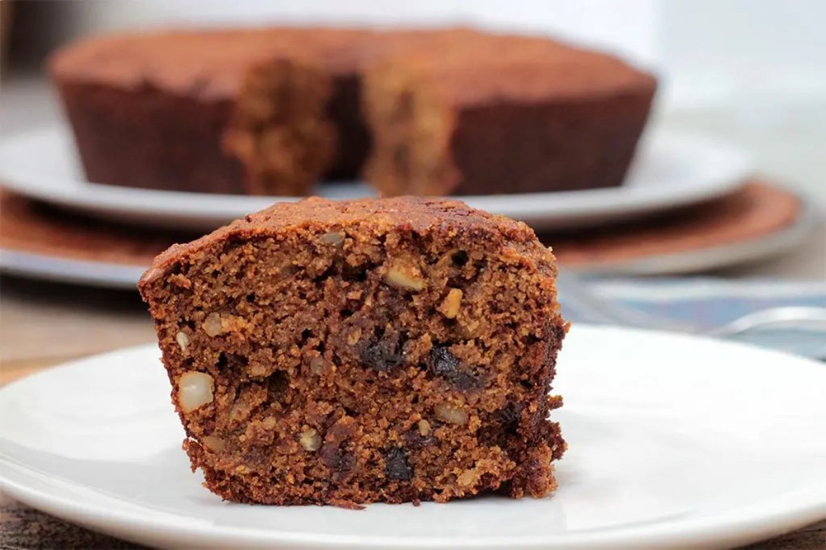 Tarta de manzana integral y esponjosa