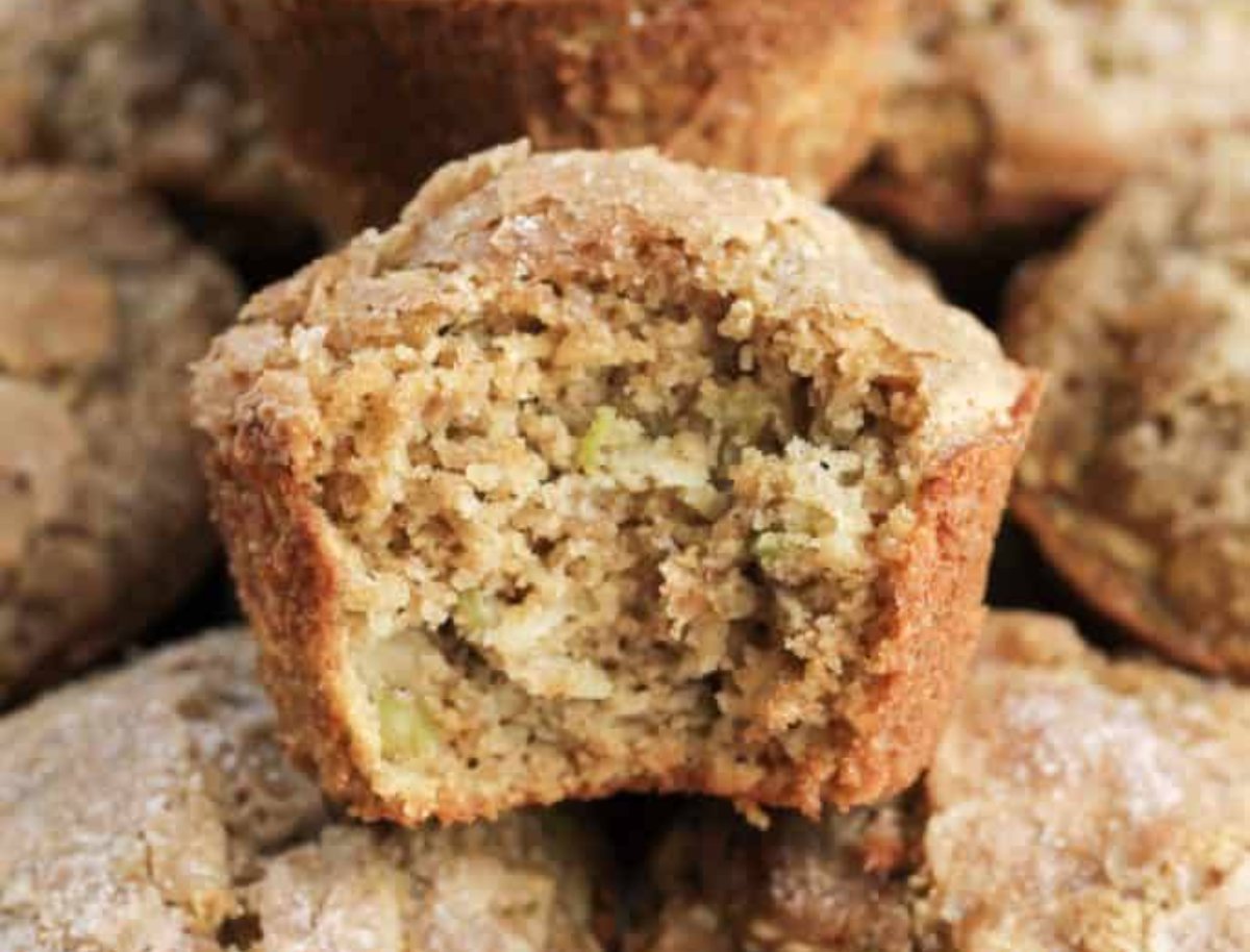 Muffins de manzana, canela y avena (opción sin gluten y sin lácteos)