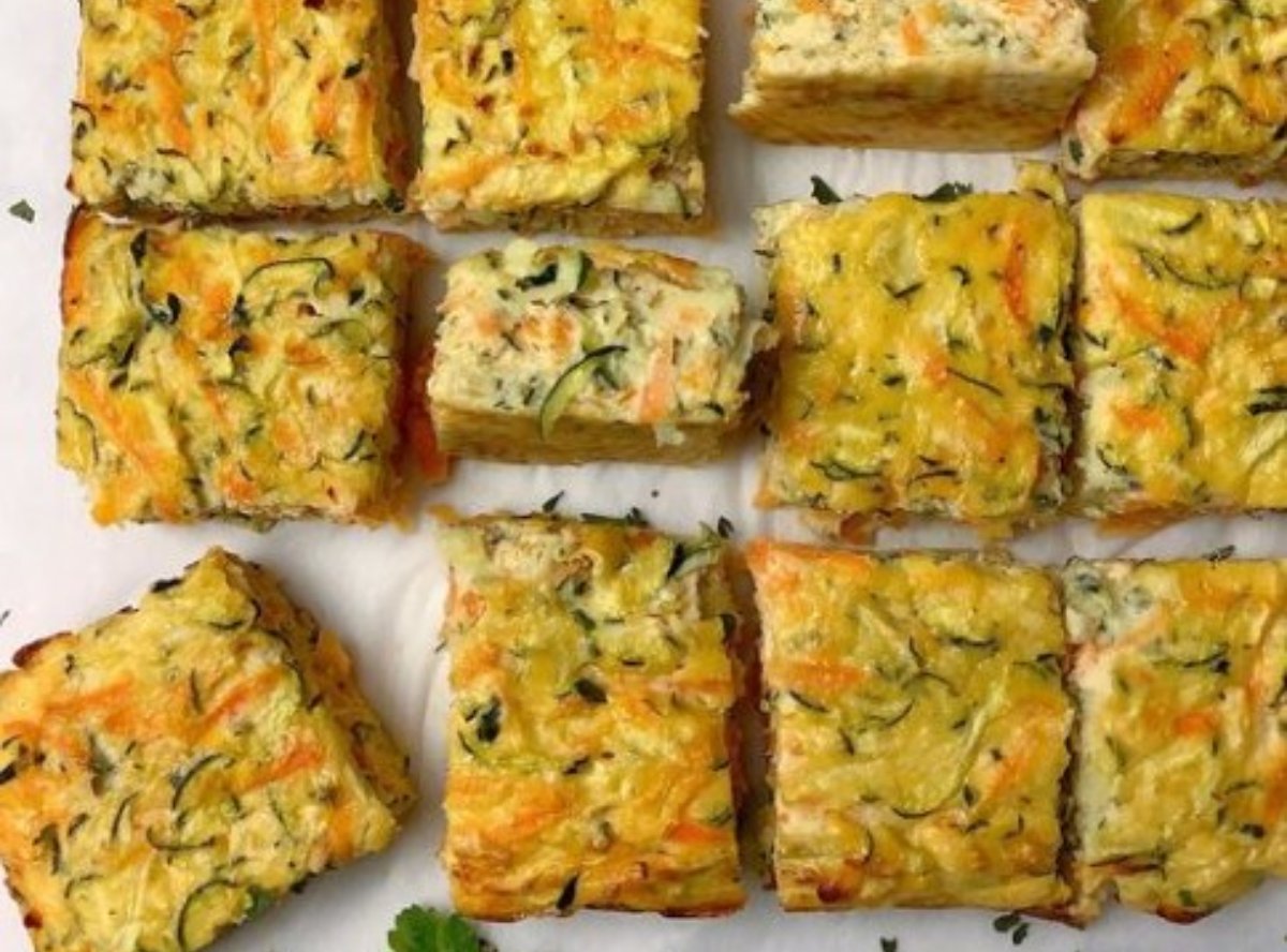 Tortilla de verduras al horno