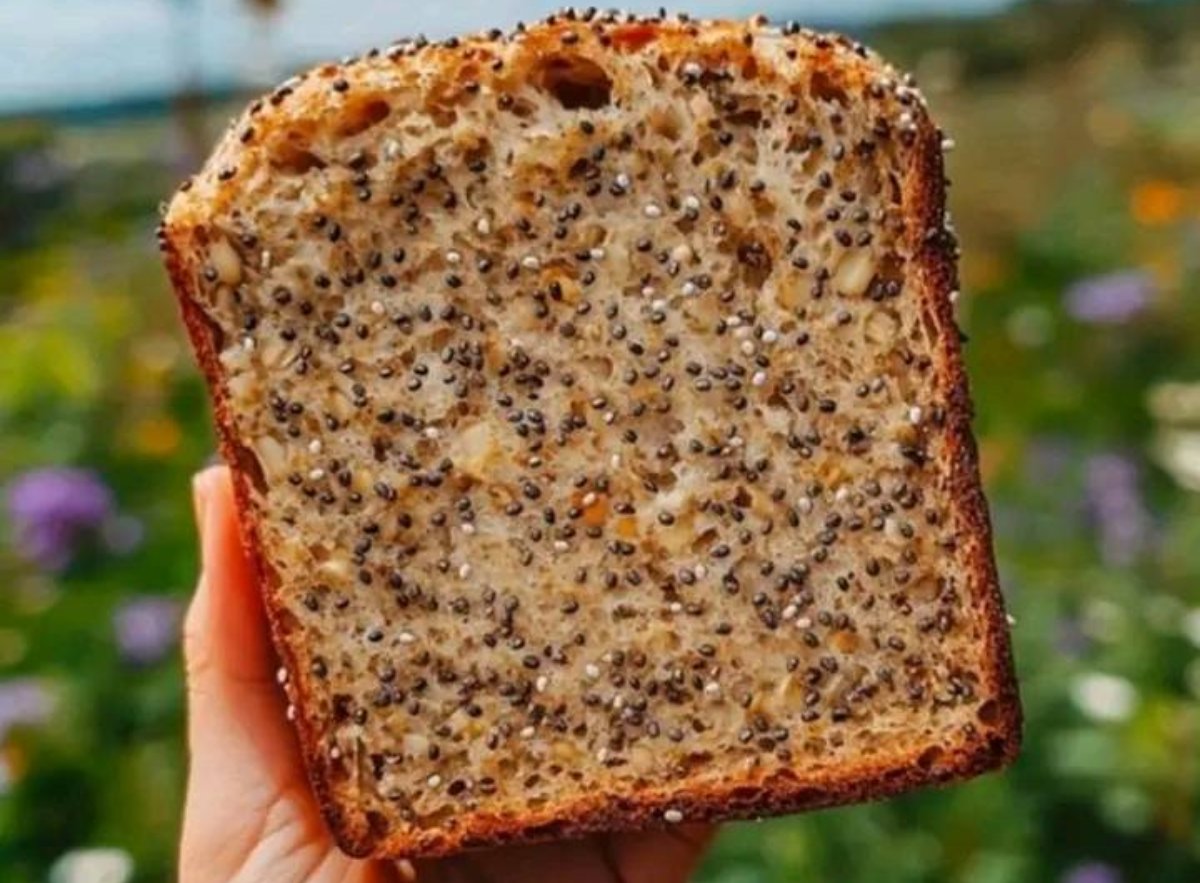 Pan de avena y chía sin harina
