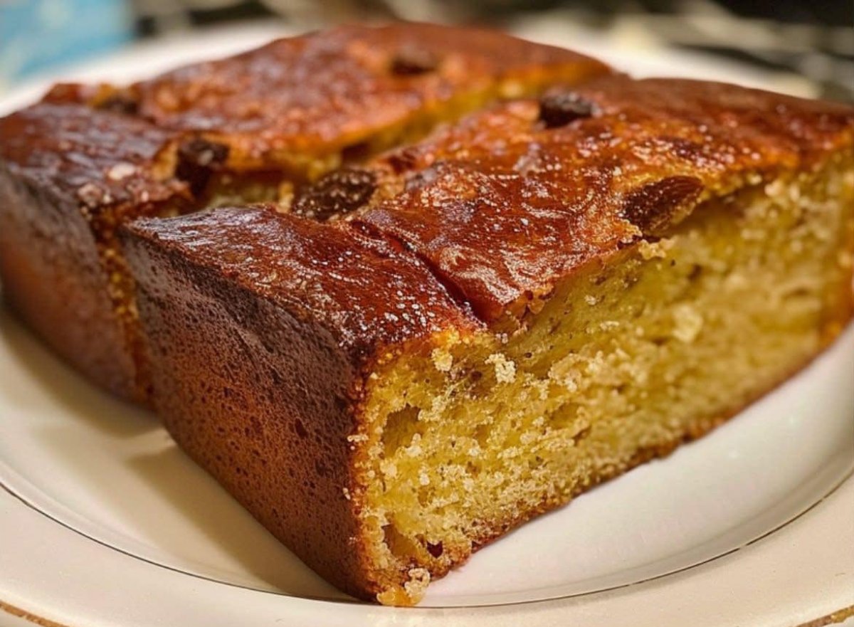 Budín de pan tierno