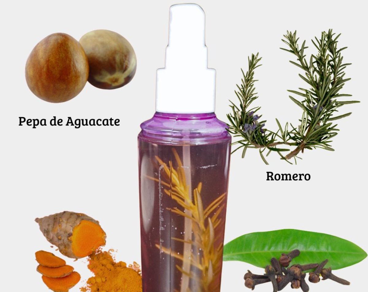 Tónico Efectivo para la Caída del Cabello con Romero y Pepa de Aguacate