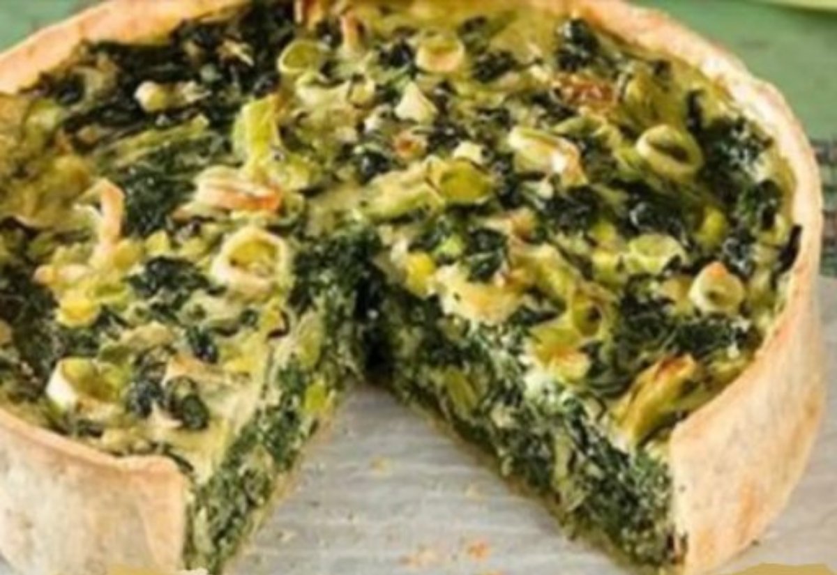 Receta original de la TARTA de ESPINACAS
