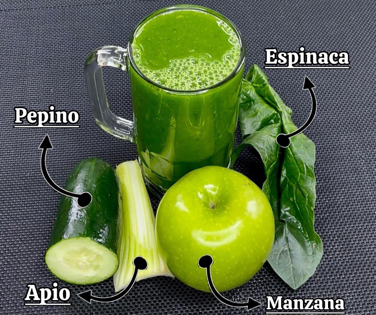 El mejor jugo verde para Bajar de peso, esto de dejará Plana, no tomes mucho si no Tu pantalón se caerá