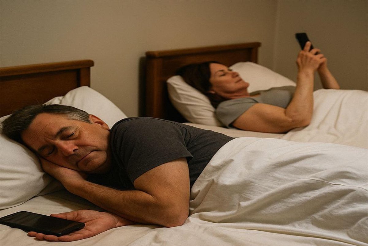 ¿Por qué muchas parejas comienzan a dormir en camas separadas después de los 50?